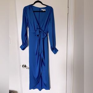 Evernew Satin Wrap Dress